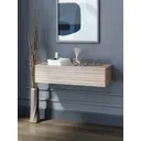 Тумба с выдвижными ящиками Play Сити 75x18x34 см 1 ящик ЛДСП цвет дуб сонома