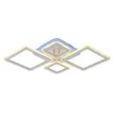 Люстра потолочная светодиодная Profit Light 8465/2+2D WHT с пультом управления 10 м² регулируемый белый свет цвет белый