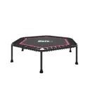 Батут без защитной сетки Unix line fitness lite 130 см 36 см розовый