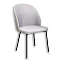 Кухонный стул Estente Arnold 50x50x90 см велюр серый