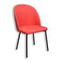 Кухонный стул Estente Arnold 50x50x90 см велюр красный