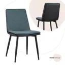 Кухонный стул Stool Group Юта 86x43x47 см ткань цвет синий