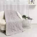 Плед Этель 9303842, 240x220 см, жаккард, цвет бежевый