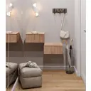Консоль Play Сити 50x18x34 см ЛДСП цвет белый/дуб сонома