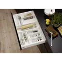 Лоток для столовых приборов Hettich MP00473 47x6x50 см сталь цвет белый