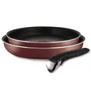Набор посуды Tefal 04175820 3 предмета алюминий цвет красный