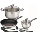 Набор посуды Tefal G713S974 9 предметов нержавеющая сталь цвет серебристый