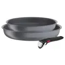 Набор посуды Tefal L3969102 3 предмета алюминий цвет серый