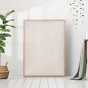 Постер 28 картин "Полоски на бежевом" 50x40 см