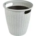 Кашпо для цветов Ingreen Rattan ø26.6 см v10 л пластик серый