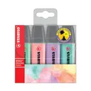 Маркер-текстовыделитель Stabilo BOSS ORIGINAL Pastel 70/4-2, 4 шт
