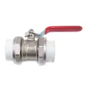 Кран шаровой Valtec с PPR муфтами 1" внутренняя-внутренняя резьба