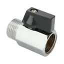 Кран шаровой Aqualink мини 1/2" внутренняя-наружная резьба