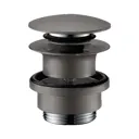 Выпуск для раковины Hansgrohe 50100340 Ø64 мм цвет хром-черный матовый