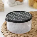 Контейнер для пищевых продуктов круглый Доляна Марокко 0.5 л пластик цвет черный