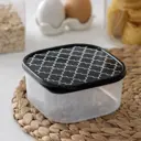 Контейнер для пищевых продуктов Доляна 0.7 мл пластик цвет черный