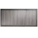 Реечный экран для радиатора МДФ 120x60 см ясень анкор