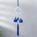 Музыка ветра "Дерево жизни в круге" от сглаза с кисточкой 2 колокольчика 22x6.5 см