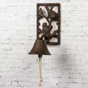 Колокол декоративный "Две птички на веточке" 24x15.5x11 см