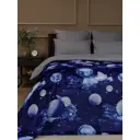 Плед TexRepublic Absolute Космос, 150x200 см, фланель, цвет синий