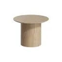 Журнальный столик круглый Ellipse furniture 50x50x37.5 см беленый дуб