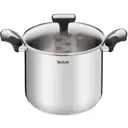 Кастрюля с крышкой 6.2 л Tefal E3016104 нержавеющая сталь цвет серебристый