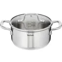 Кастрюля с крышкой 2.5 л Tefal E4924475 нержавеющая сталь цвет серебристый