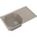 Врезная мойка Granfest Unique 50x84x20 см мрамор цвет песочный
