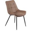 Стул Karlsbach Стул 86x43x48 см искусственная кожа цвет коричневый
