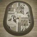 Ковер Белка Сегура Лайла де Люкс (15839_10834) Овал 200x400 см