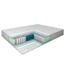 Матрас Plams Аквамарин Классик Н 80x200 см независимый пружинный блок, односпальный