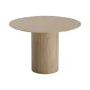 Обеденный стол круглый Ellipse Furniture Type 110x75x110 см дерево цвет беленый дуб