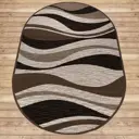 Ковер Белка Сегура Лайла Де Люкс 15802 10834 овал 70x150 см полипропилен