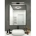 Зеркало интерьерное в алюминиевой раме настенное ONE Mirror 110x80 см черное