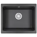 Врезная мойка Krona КА-00006896 55x46x20 см кварц цвет черный