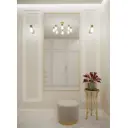 Зеркало интерьерное в алюминиевой раме настенное ONE Mirror 180x90 см золото