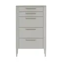 Комод Ellipse furniture Type 5 ящиков 60x45x100 см МДФ цвет серо-бежевый