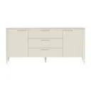 Тумба напольная Ellipse furniture Type 3 ящика 178x51x80 см МДФ цвет молочный