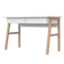 Компьютерный стол Ellipse furniture Classic 120x75x60 см МДФ цвет белый