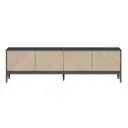 Тумба под телевизор Ellipse furniture Fjord 206.4x58.8x40.5 см МДФ цвет темно-серый