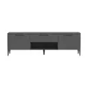 Тумба под телевизор Ellipse furniture Type 178x55x51 см МДФ цвет темно-серый