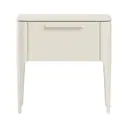 Тумба прикроватная Ellipse furniture 50x50x41 см 1 ящик МДФ цвет молочный
