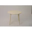 Кухонный стол круглый Zip-Mebel Монте F004139S00 90x75x90 см МДФ цвет слоновая кость
