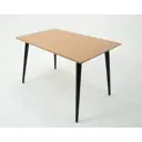 Кухонный стол прямоугольный Zip-Mebel Монте F514157BUN 80x75x120 см МДФ цвет разноцветный
