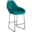 Барный стул R-home Kent Линк 58.5x114.5x59.5 см цвет изумрудный
