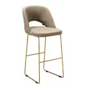 Барный стул R-home Lars Линк 52.5x105x57.5 см цвет коричневый/золотой