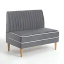 Диван Клик мебель Амма 9225862 100x82x61 см велюр цвет серый
