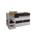 Кровать Рв-мебель Астра 9V3 163.1x90x99 см ЛДСП цвет венге