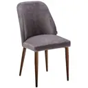 Стул R-home Alen 89x61x48 см велюр цвет серый/темный орех