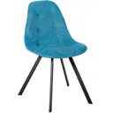 Кухонный стул R-home Eames 84x57x48 см ткань цвет синий